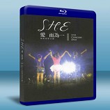 S.H.E 愛而為一演唱會影音館(世界巡迴演唱會TOP GIRL臺北旗艦場)- 藍光影片25G