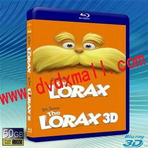 (快門3D) 綠野仙生/老雷斯的故事 Dr. Seuss' The Lorax  -藍光影片50G