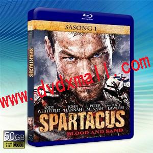 斯巴達克斯：血與沙 第1季  Spartacus: Blood and Sand 4碟-藍光影片50G