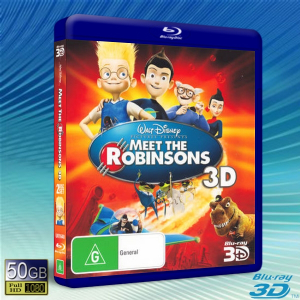 (快門3D) 拜見羅賓遜一家/神奇一家 Meet the Robinsons -藍光影片50G