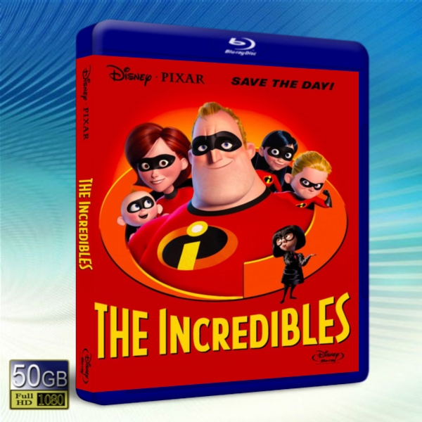 超人特攻隊 /超人總動員 /超人家族 The Incredibles-藍光影片50G