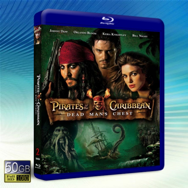 加勒比海盜2 Pirates of the Caribbean: Dead Man's Chest-藍光影片50G