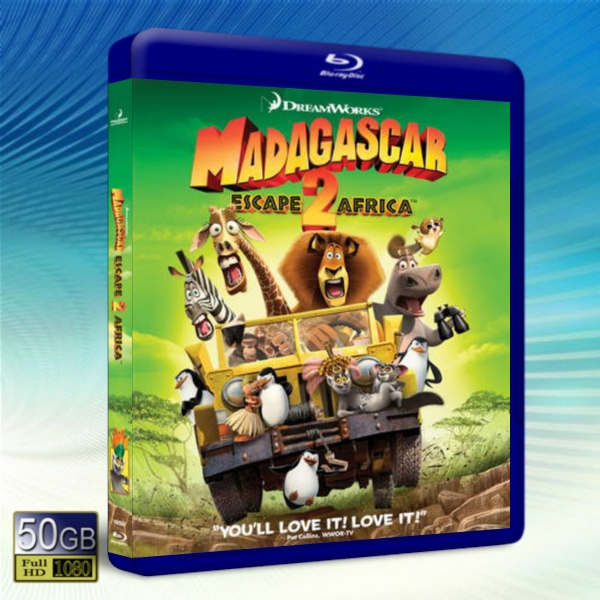 馬達加斯加2 Madagascar: Escape 2 Africa -藍光影片50G