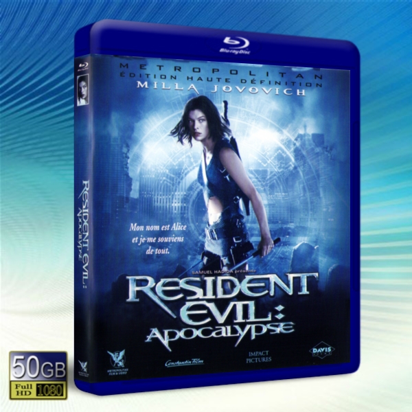 生化危機2 /惡靈古堡2：啟示錄Resident Evil: Apocalypse-藍光影片50G