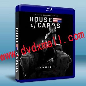 紙牌屋 第2季 House of Cards （四碟）-藍光影片25G