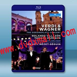 瓦格納 慕尼黑音樂會2014 Verdi & Wagner: The Odeonsplatz Concert [Villazon/Hampson]    -藍光影片25G