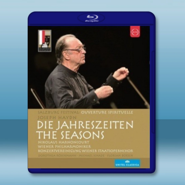 海頓:四季 哈農.庫特 Harnoncourt 維也納愛樂2013薩爾茲堡 Haydn: Die Jahreszeiten/The Seasons [Harnoncourt/Wiener Philharmoniker]   -藍光影片25G