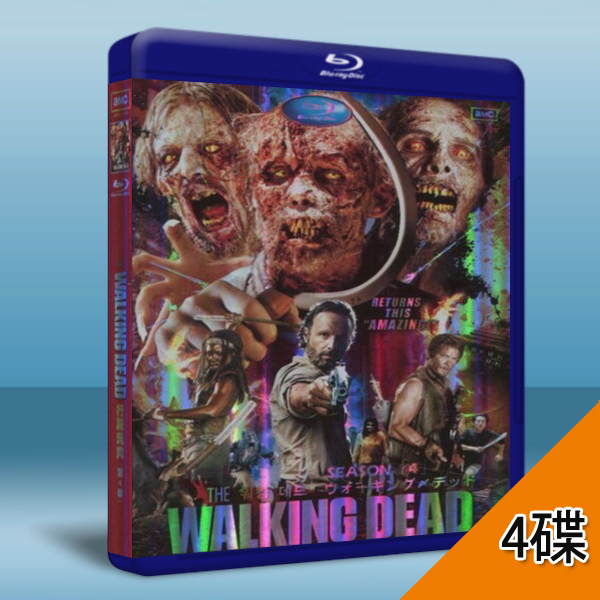 The Walking Dead 陰屍路/行屍走肉 第4季 4碟-藍光影片25G