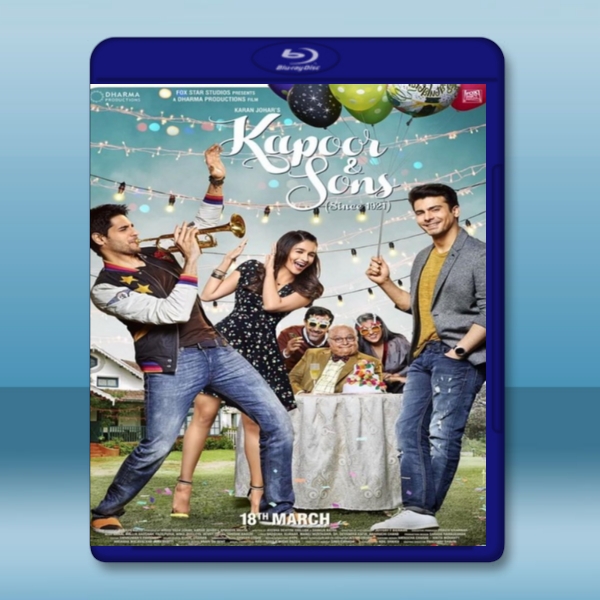 卡普爾和兒子們 Kapoor and Sons (2016) - 藍光影片25G