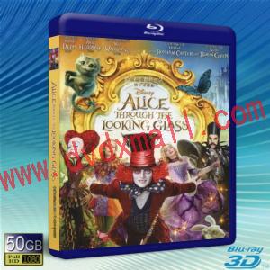  (優惠50G-2D+3D) 魔境夢遊：時光怪客 Alice Through the Looking Glass (2016) 藍光影片50G