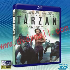  (優惠50G-2D+3D) 泰山傳奇 The Legend of Tarzan (2016) 藍光影片50G