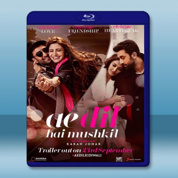  堅硬的心 Ae Dil Hai Mushkil (2016) 藍光25G