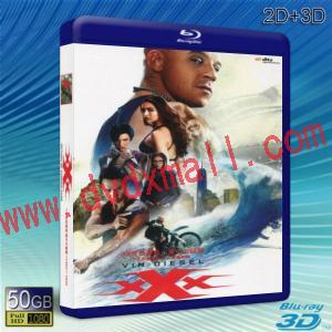  (優惠50G-2D+3D) 限制級戰警：重返極限 xXx: The Return of Xander Cage (2017)  藍光影片50G