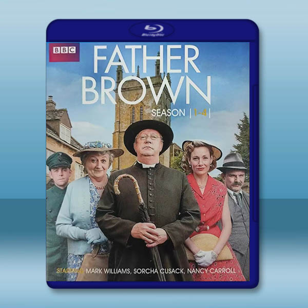  BBC 布朗神父 第1-4季 Father Brown S1-4藍光25G 4碟L