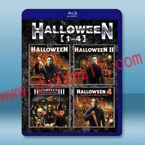 月光光心慌慌 Halloween 第1-4部（1978-1988）藍光25G 4碟L
